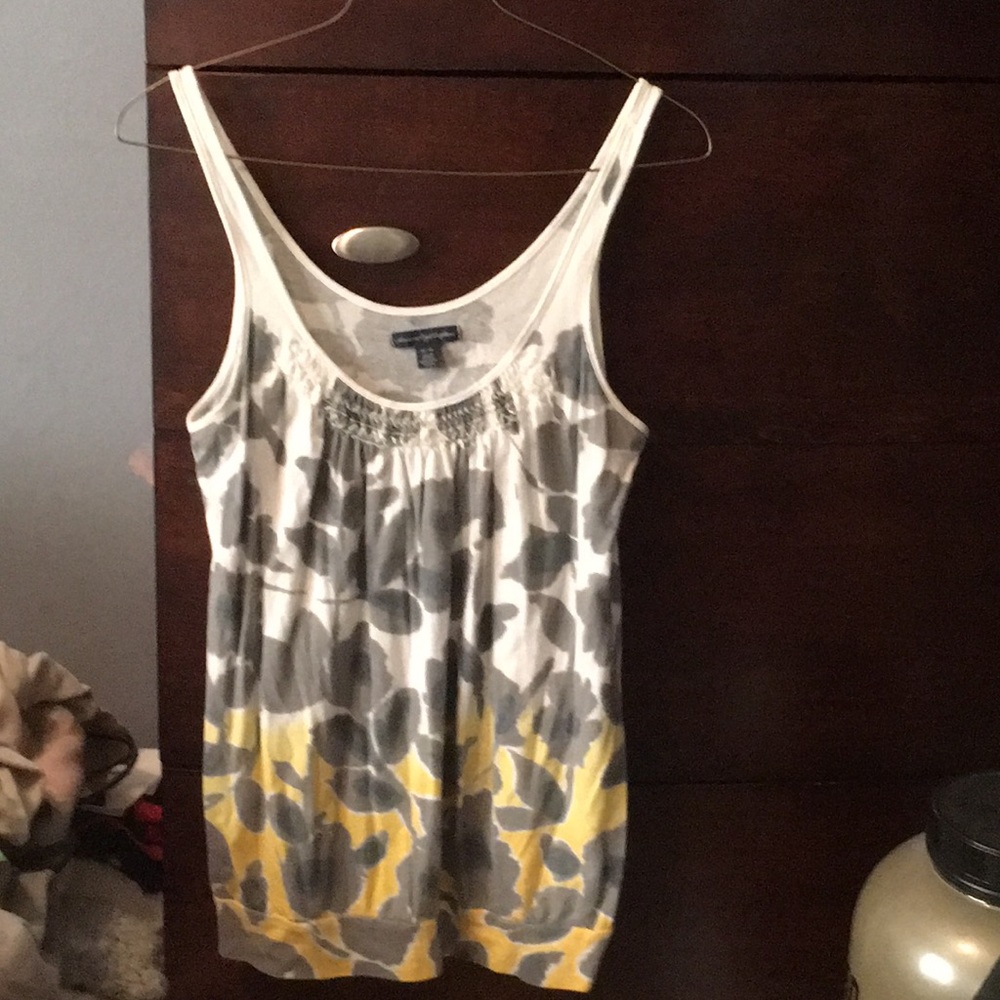 Floral American Eagle tank